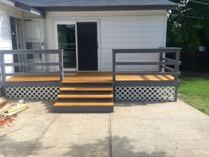 finished deck